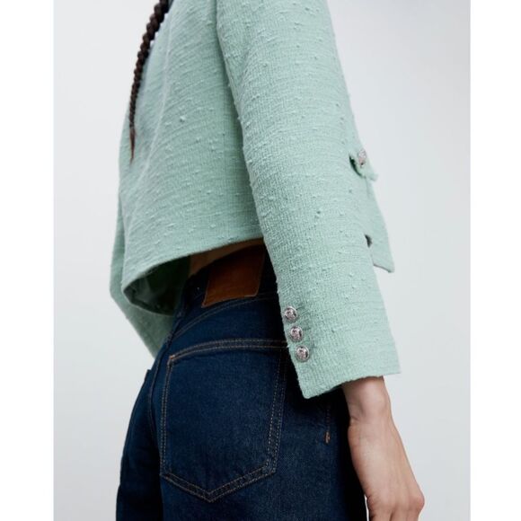 Textured weave jacket - Picture 8 of 12